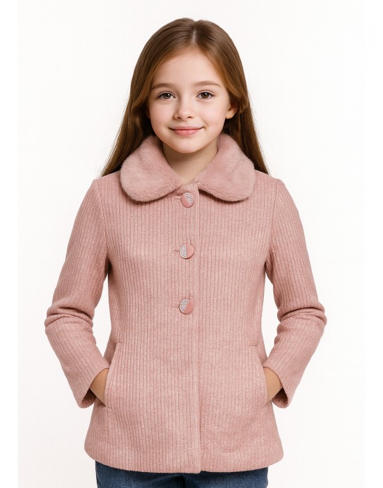 Girls Coat  Rose Pink